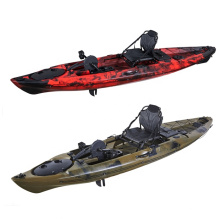 LSF 12ft single roto pe pedal drive fishing kayak with rudder